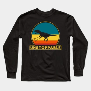 Unstoppable T Rex With Grabbers Long Arms Long Sleeve T-Shirt